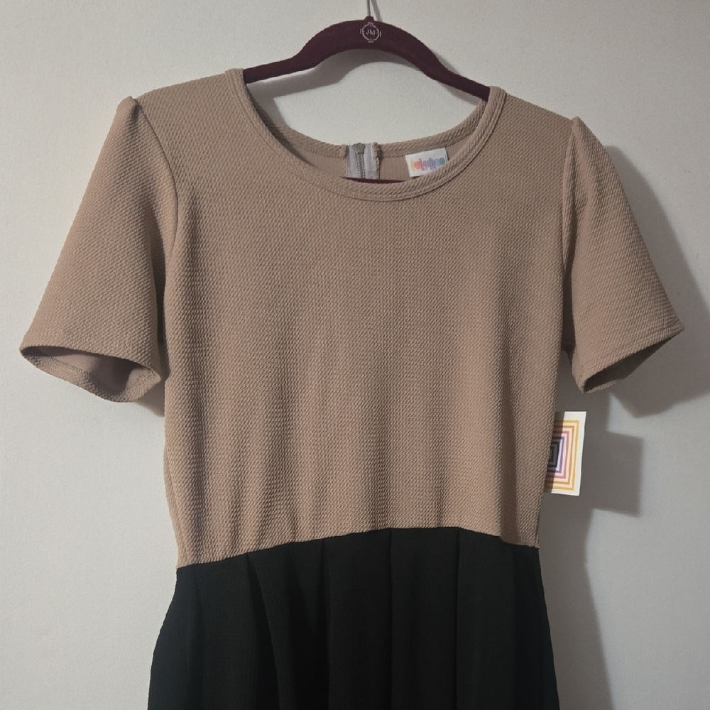 LuLaRoe Amelia Dress in Tan